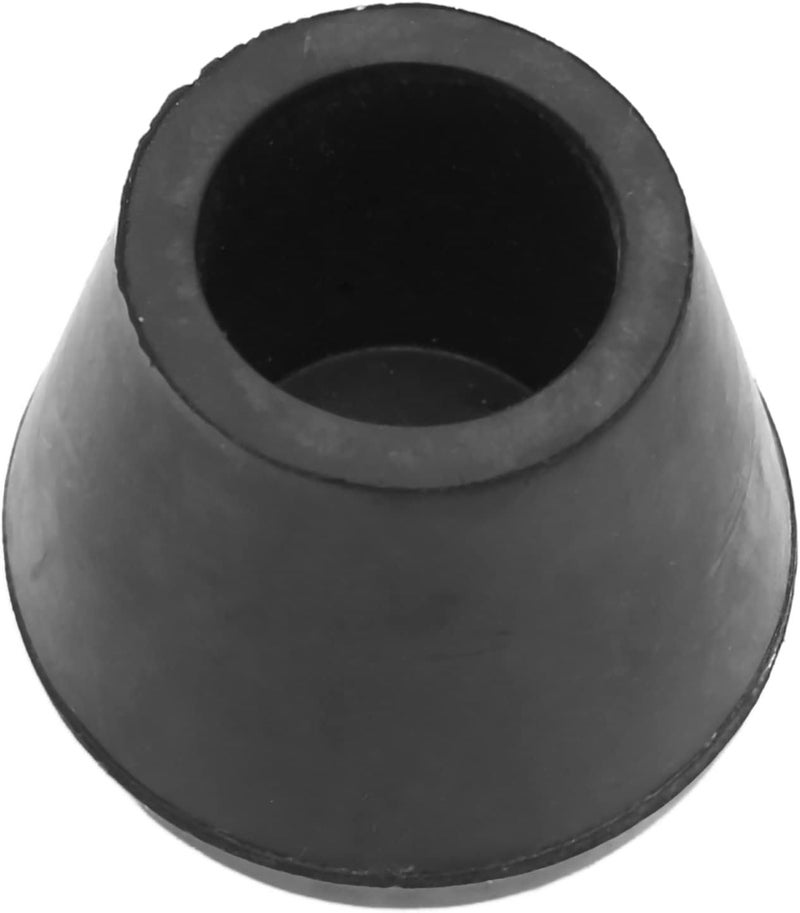 woobles 19mm Walking Cane Tip, 10pcs Replacement Accessory, Anti Slip and Wearable Round Rubber Crutch Tips for Bath Chair Foot - Image 3